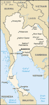 Map of Thailand